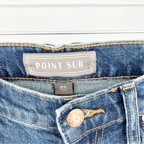 J.Crew Point Sur High Rise Slim Boy Jeans 28 Blue - Picture 5 of 7